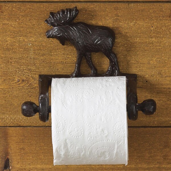 Cast Moose Toilet Tissue Holder Park Designs